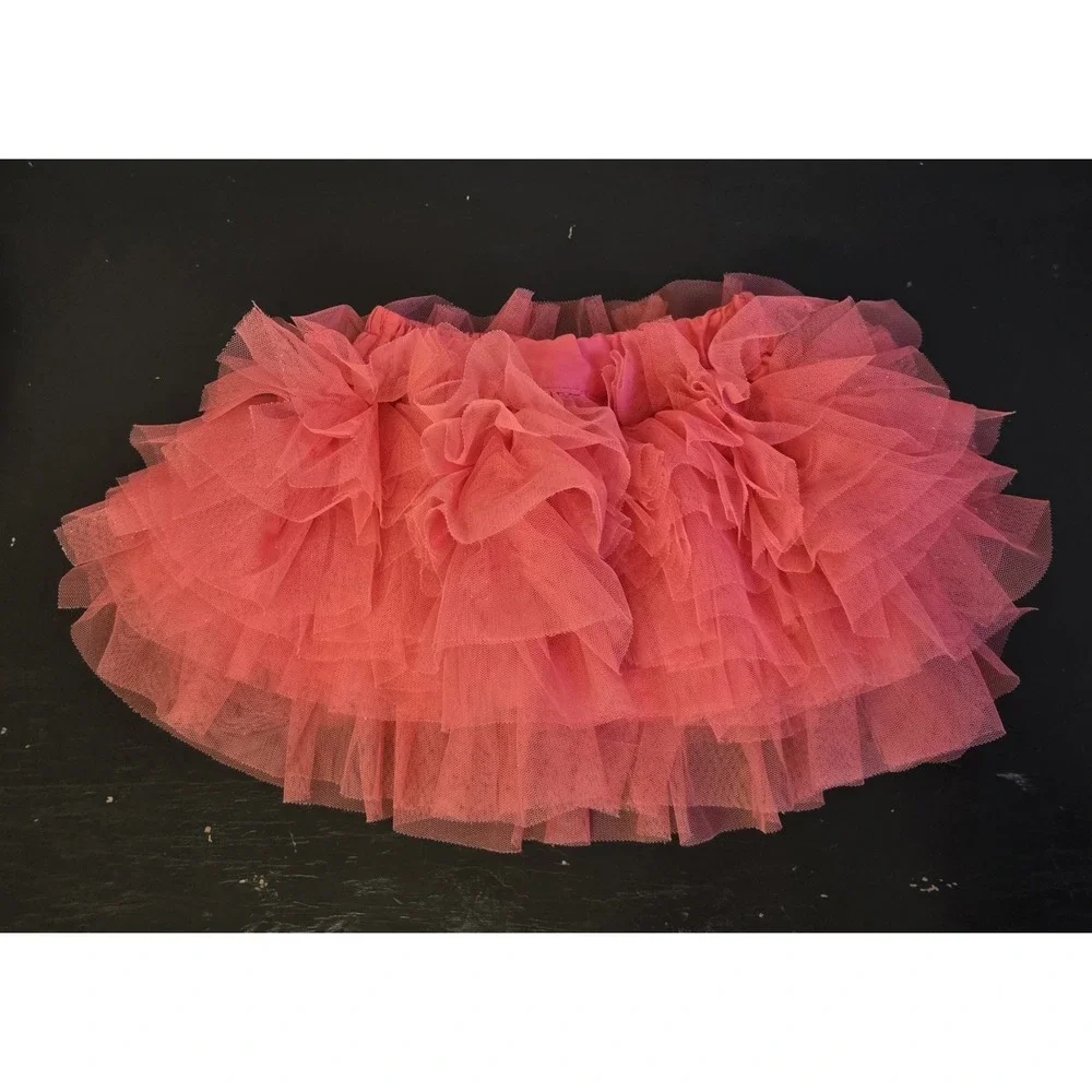 The Childrens Place Cherokee Girls Tutu Skirt Lot Pink Purple Tiered Ruffle Mesh